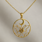 Luna Papillon – Schmetterling Mond Kette Gold | Witchy Celestial Schmuck | Fairy Fantasy Halskette