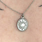 Sol Amulett | Celestiale Edelstahl Sonnenkette | Witchy Schmuck | Gothic magische Halskette Silber