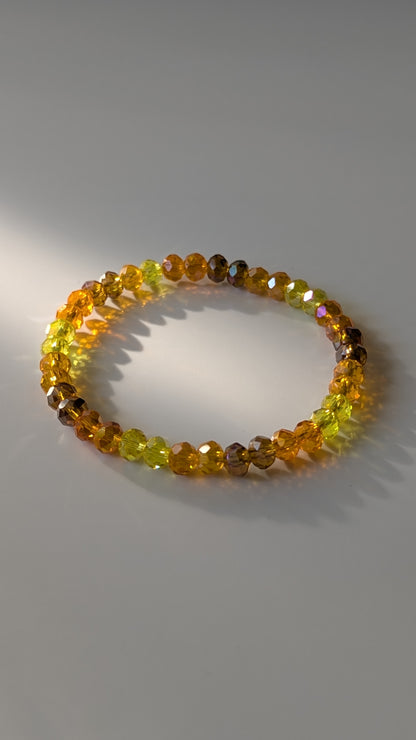 Buntes Glasperlen Armband