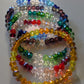 Buntes Glasperlen Armband