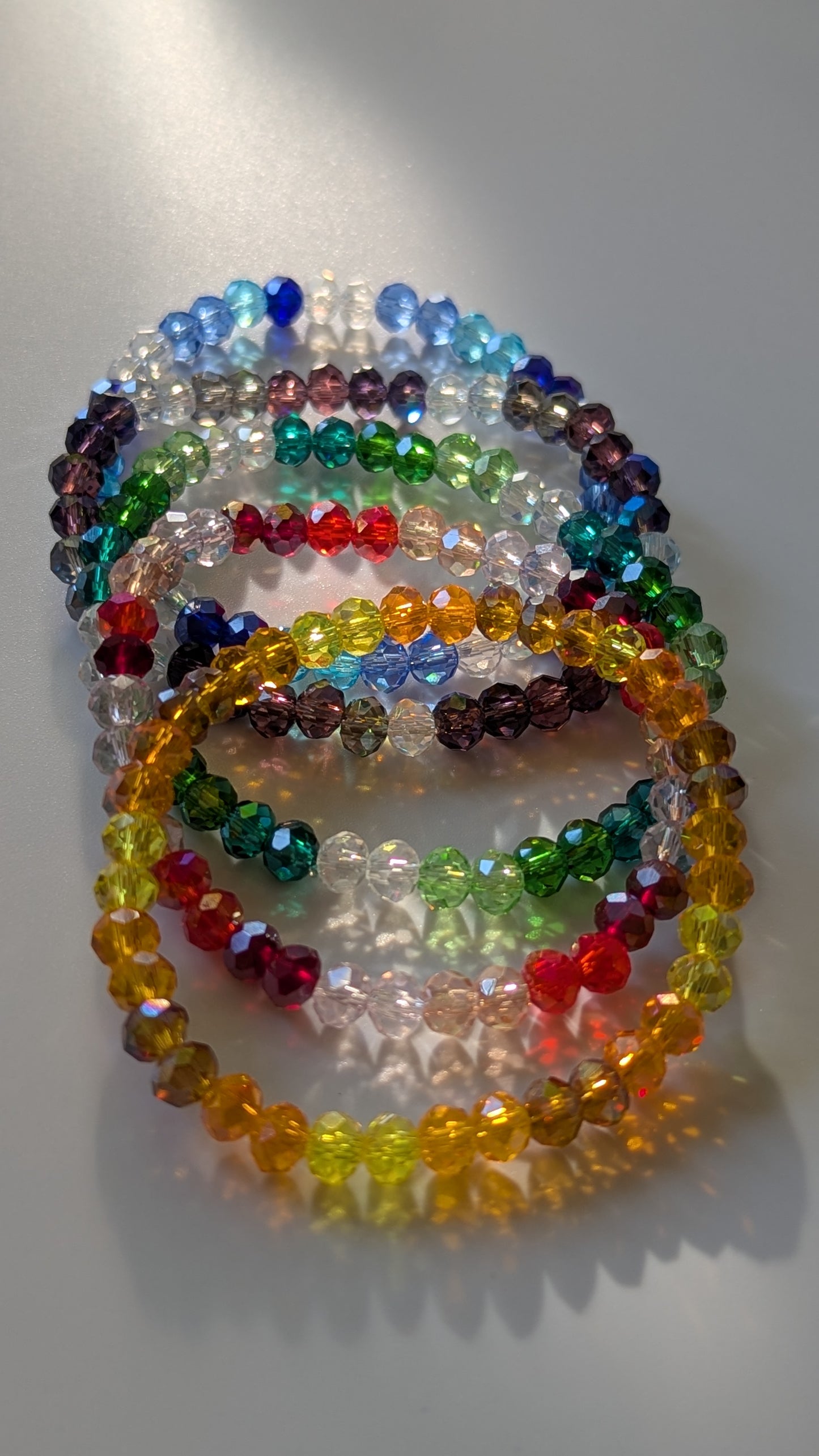 Buntes Glasperlen Armband