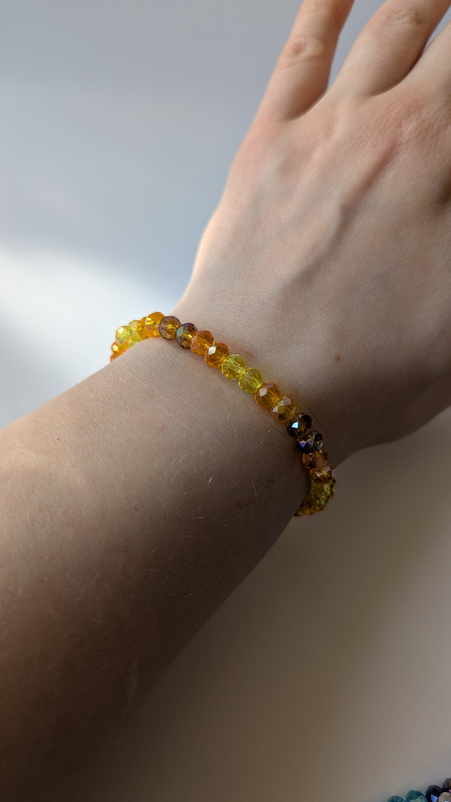 Buntes Glasperlen Armband