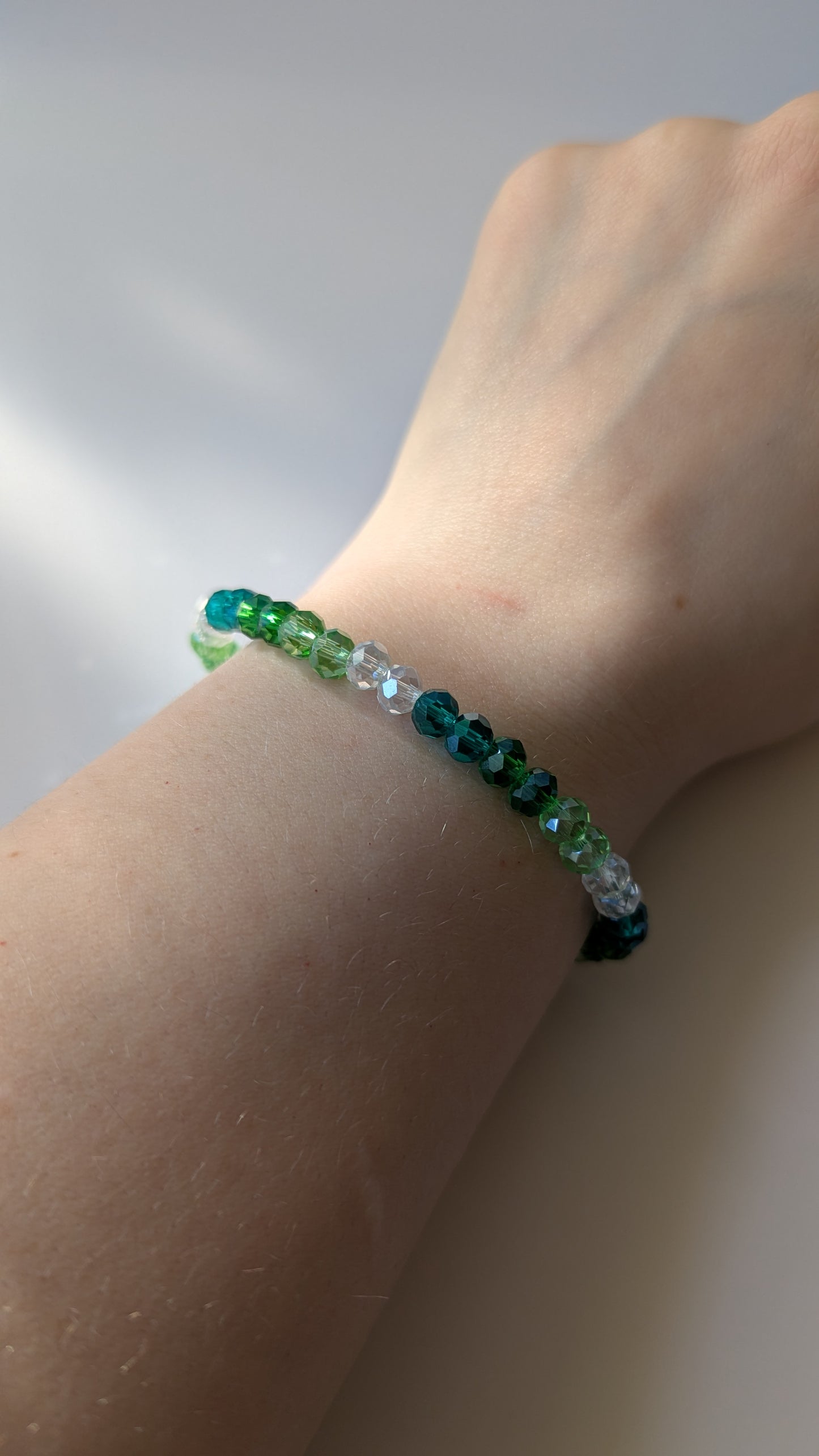 Buntes Glasperlen Armband