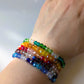 Buntes Glasperlen Armband