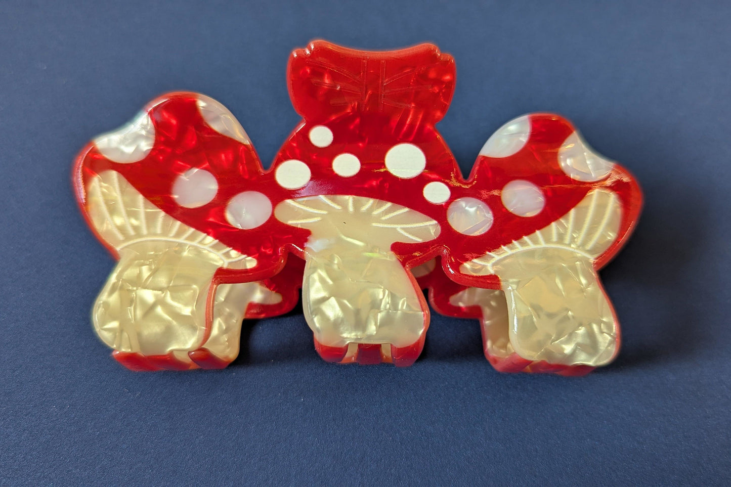 Fliegenpilz Haarklammer – Mushroom Claw Clip