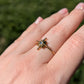Nordster Ring Gold | Himmlischer Stern Ring Edelstahl | Größenverstellbar | Celestial Schmuck | Witchy Ring | Gothic Jewelry | Fantasy Ring