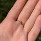 Nordster Ring Gold | Himmlischer Stern Ring Edelstahl | Größenverstellbar | Celestial Schmuck | Witchy Ring | Gothic Jewelry | Fantasy Ring