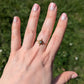 Nordster Ring Gold | Himmlischer Stern Ring Edelstahl | Größenverstellbar | Celestial Schmuck | Witchy Ring | Gothic Jewelry | Fantasy Ring
