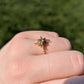 Nordster Ring Gold | Himmlischer Stern Ring Edelstahl | Größenverstellbar | Celestial Schmuck | Witchy Ring | Gothic Jewelry | Fantasy Ring