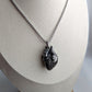 Anatomisches Herz Anhänger Halskette – Gothic Memento Mori Schmuck aus Edelstahl