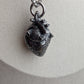 Anatomisches Herz Anhänger Halskette – Gothic Memento Mori Schmuck aus Edelstahl